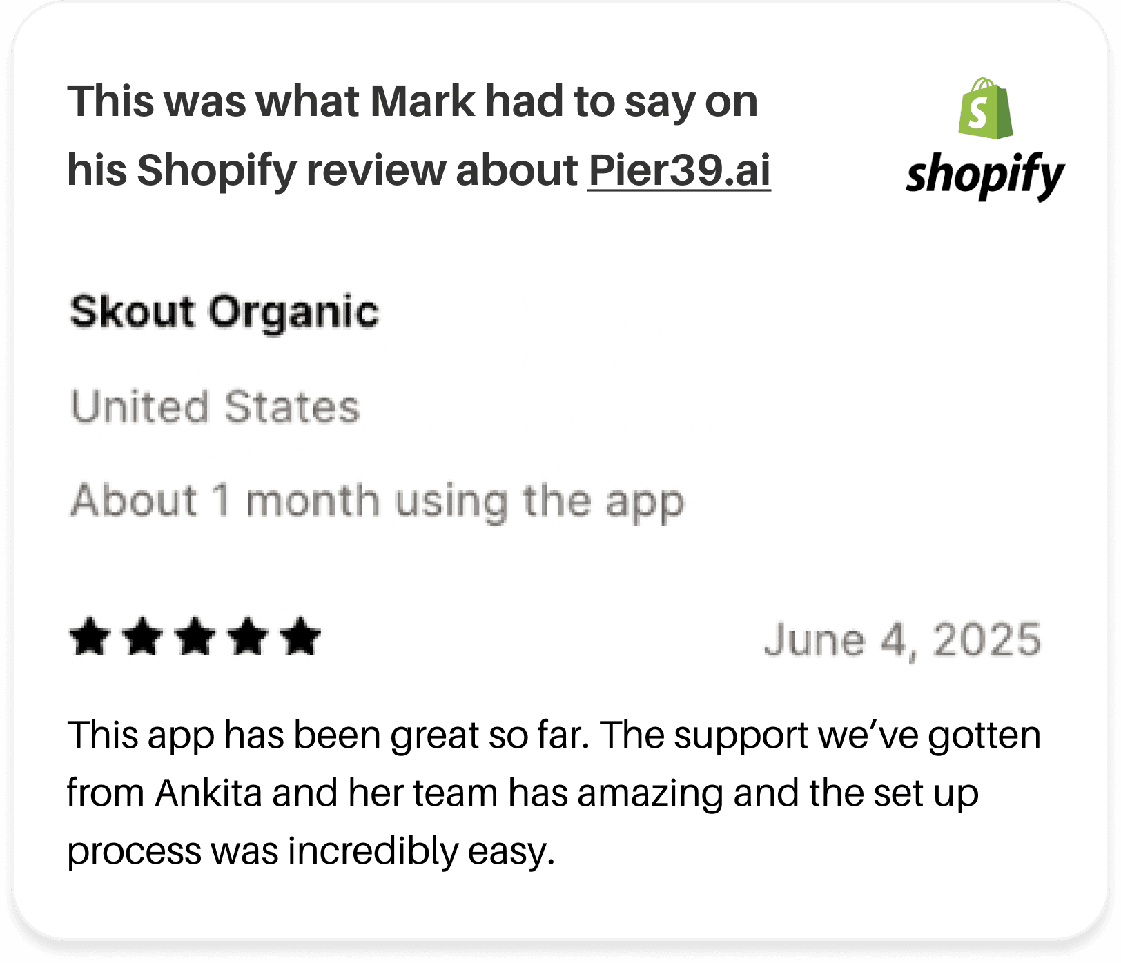 Skout Organic Testimonial 2